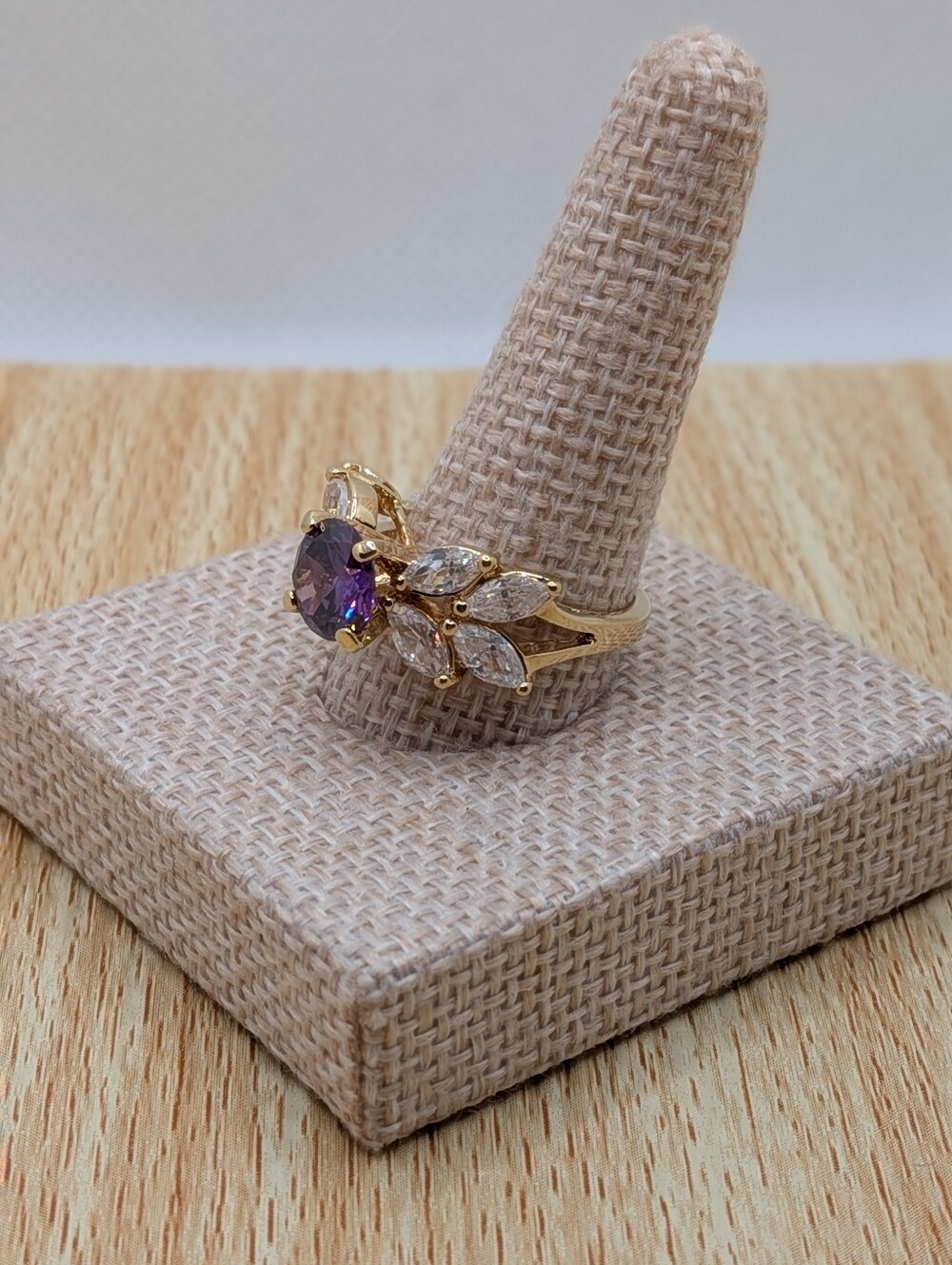 Floral Purple Ring - Picture 3 of 4